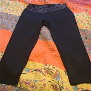 Gym shark Flexed Crop Legging- black